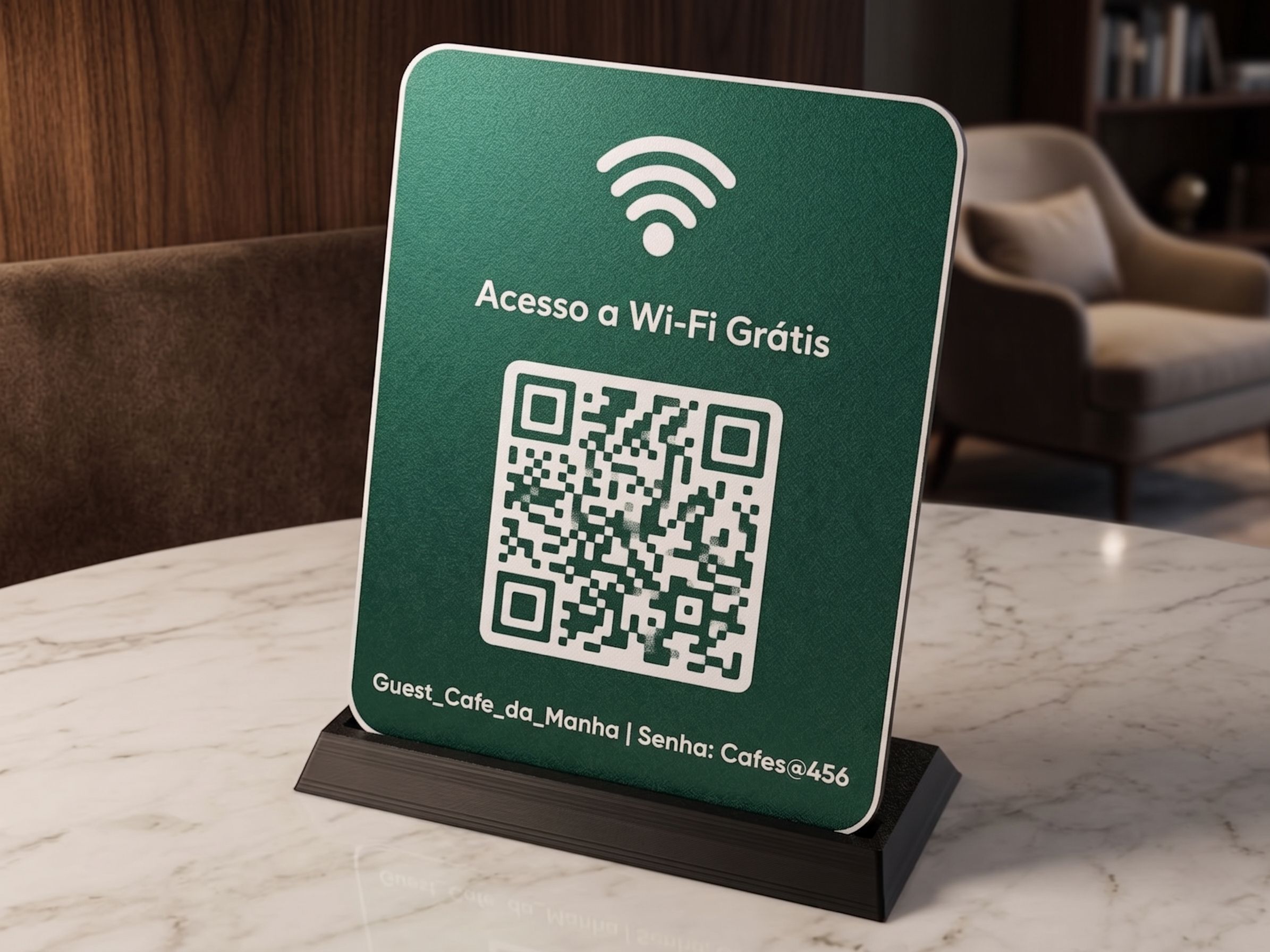 Placa de QRCode WiFi